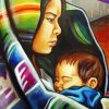Mexican Mom And Child Paint By Numbers