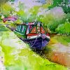 Narrowboat Art Paint By Number
