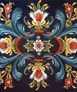Rosemaling Art Paint By Numbers