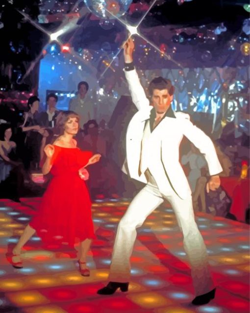 Saturday Night Fever Movie Paint By Number