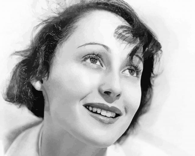 The beautiful Actress Luise Rainer Paint By Numbers