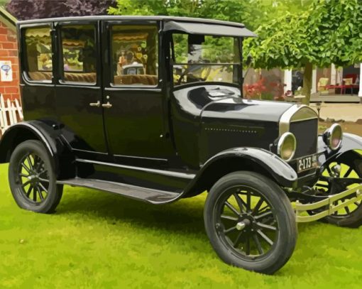 1926 Ford Model T Paint By Numbers