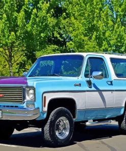 76 GMC Pickup Car Paint By Number