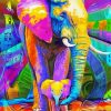 Abstract Elephants Paint By Numbers