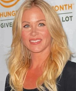 Actress Christina Applegate Paint By Numbers