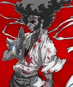 Afro samurai Character Paint By Numbers
