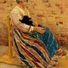 An Old Woman With Cat By Max Liebermann Paint By Numbers