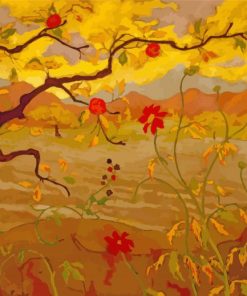 Apple Tree With Red Fruit Paul Ranson Paint By Numbers