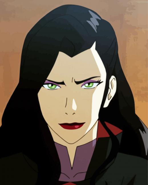 Asami Sato Anime Character Paint By Numbers