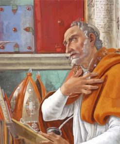 Augustine Of Hippo Paint By Number