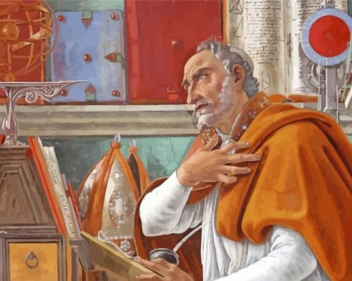 Augustine Of Hippo Paint By Number