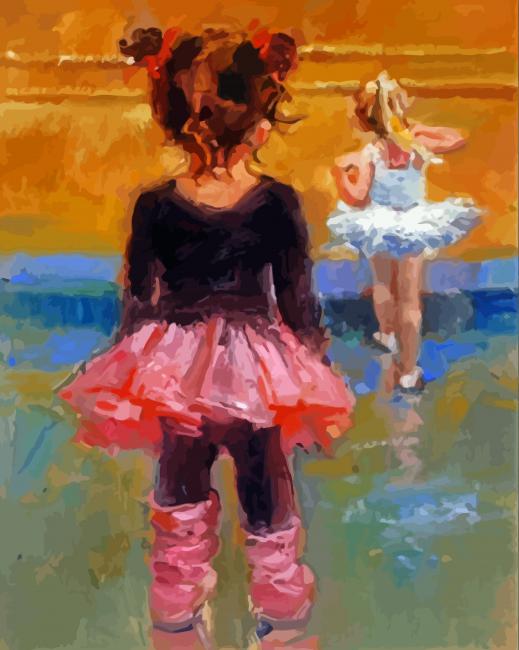 Ballerina Children Paint By Number