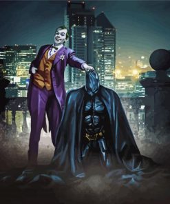 Batman And Joker Characters Paint By Number