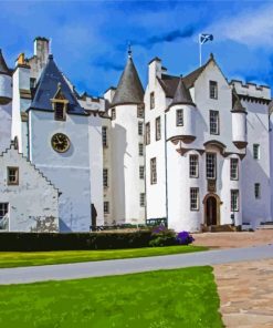 Blair Atholl Castle Paint By Numbers