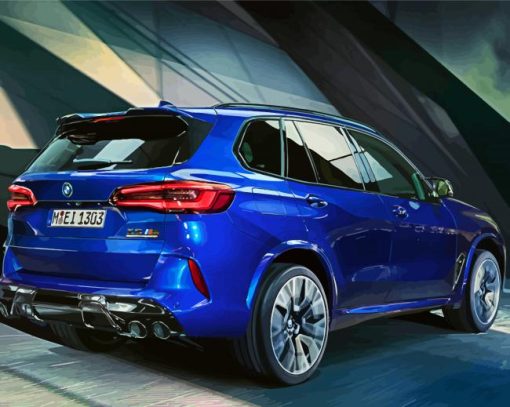 Blue Bmw X5 Paint By Numbers