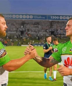 Canberra Raiders NRL Players Paint By Number