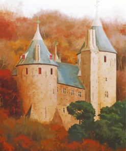 Castell Coch Building Art Paint By Numbers