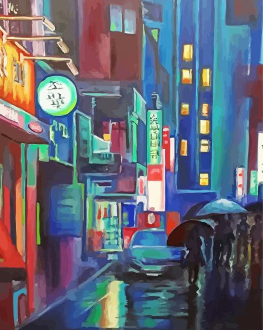 Chinatown Art Paint By Numbers