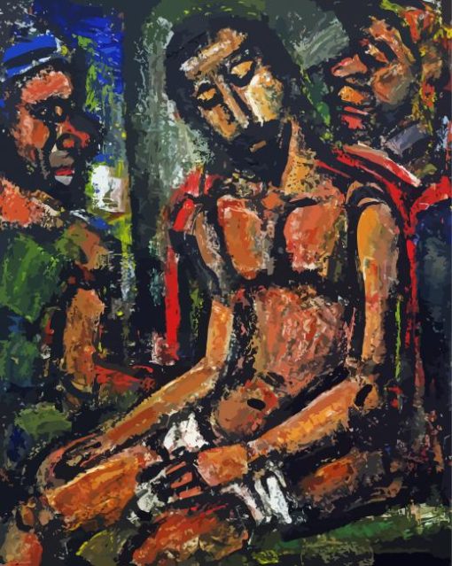 Christ Mocked By Soldiers By Georges Rouault Paint By Numbers