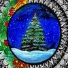 Christmas Mandala Art Paint By Number