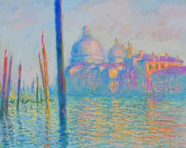 Claude Monet Le Grand Canal Paint By Number