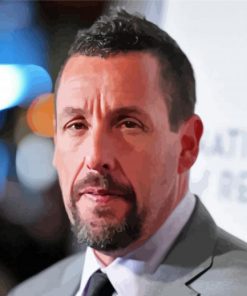 Close Up Adam Sandler Paint By Number