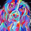Colorful Springer Spaniel Dog Paint By Numbers