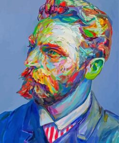 Colorful Man Art Paint By Numbers