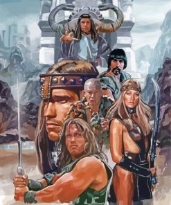 Conan The Barbarian Film Paint By Number