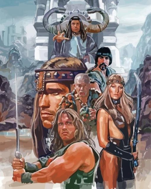 Conan The Barbarian Film Paint By Number