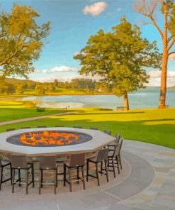 Cooperstown Lakefront Paint By Number