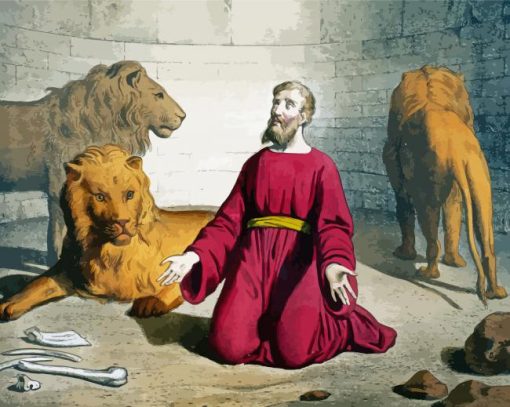 Daniel In The Lions Den Paint By Number