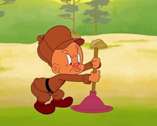 Elmer Fudd Paint By Number