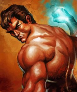 Fei Long Street Fighter Paint By Number