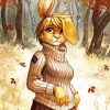 Female Bunny Paint By Numbers
