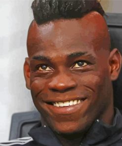 Footballer Mario Balotelli Paint By Numbers