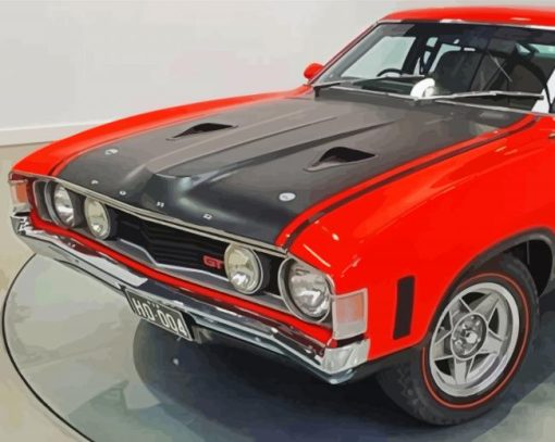 Ford Falcon GT Paint By Numbers