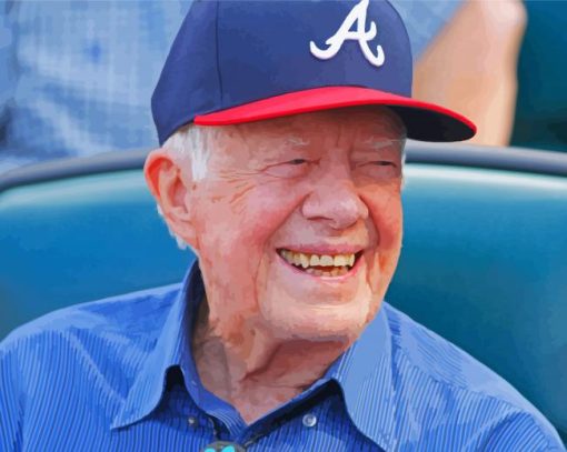 Former President Jimmy Carter Paint By Number
