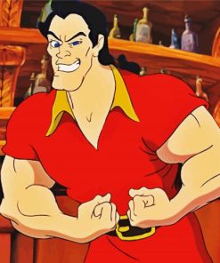 Gaston Beauty And The Beast Paint By Numbers