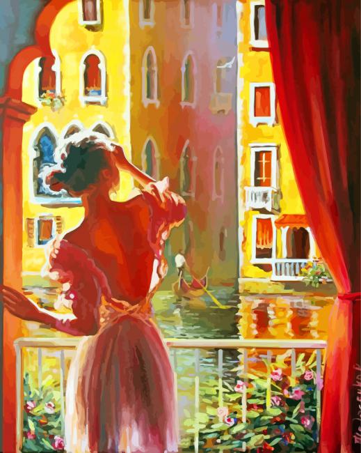 Good Morning In Venice Art Paint By Numbers