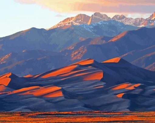 Great Sand Dunes Paint By Number