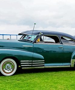 Green 48 Chevy Fleetline Paint By Number