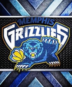 Grizzlies Logo Paint By Numbers