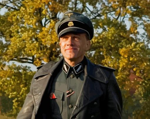Hans Landa Movie Character Paint By Numbers