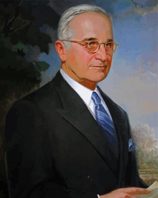 Harry S Truman Paint By Numbers