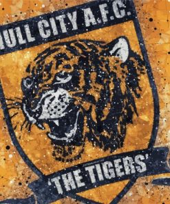Hull City AFC Logo Paint By Numbers