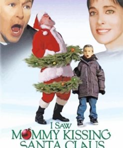 I Saw Mommy Kissing Santa Claus Poster Paint By Numbers