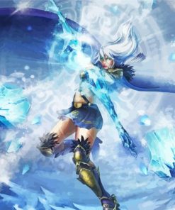 Ice Woman Anime Paint By Number