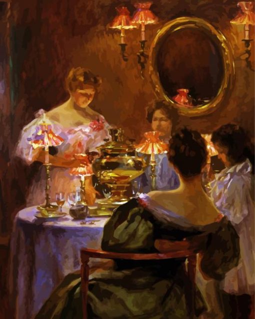 Irving R Wiles Russian Tea Paint By Numbers
