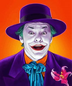 Jack Nicholson Joker Paint By Numbers